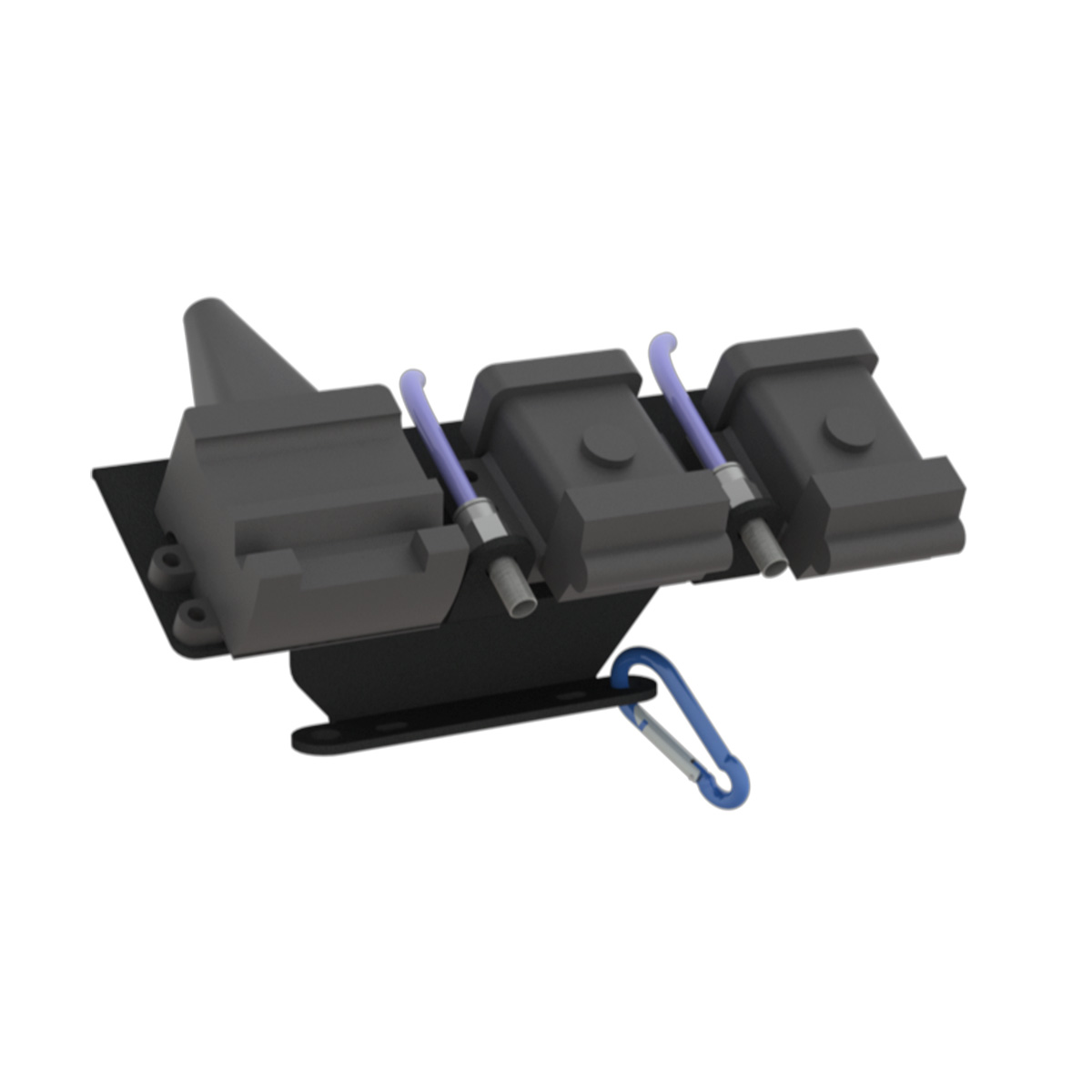 Multi Trailer 3 Plug Bracket - Toyota Landcruiser 76 series/ 78 series/ 79 series "Dual Cab"