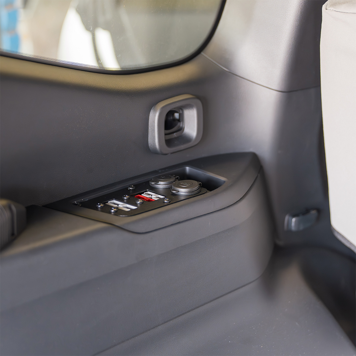 Electrical Socket Mount - Toyota Landcruiser 300 series - Rear Cupholder - Image 3