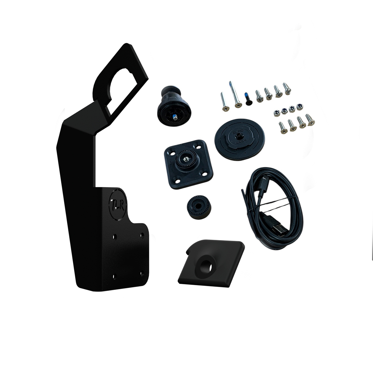 Quadlock Phone Mount and Charging Bundle - Toyota Prado 250 Series - Drivers Side grab Handle