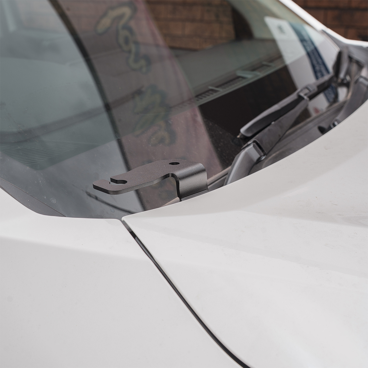 Dual Aerial / Ditch Light Bracket - Toyota Hilux N90 Series - Right-Hand Side Bonnet Hinge Bracket - Image 4