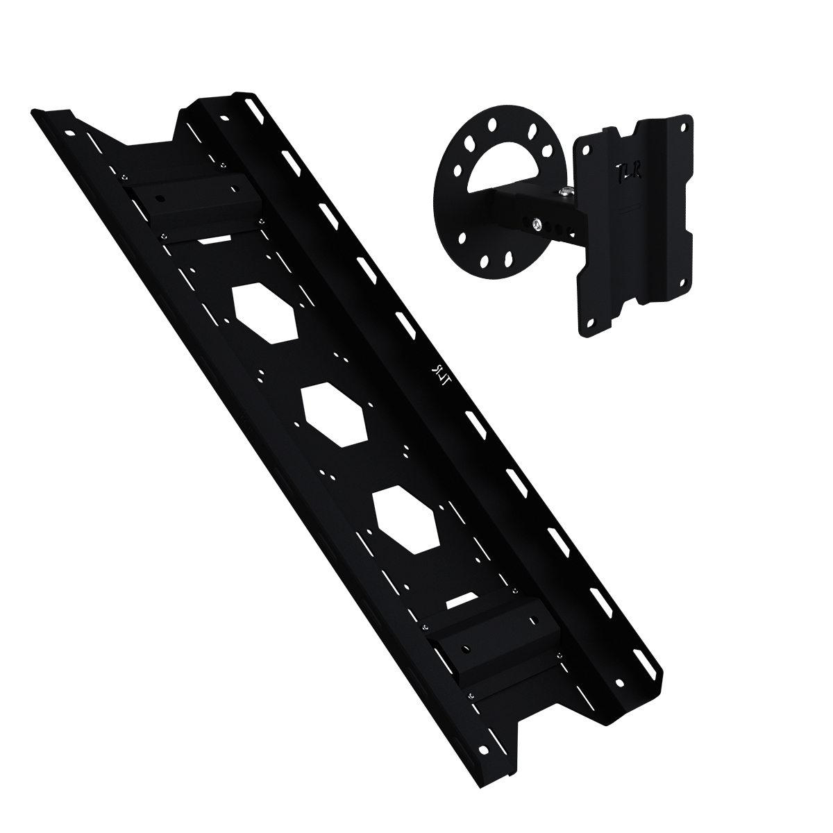 Wheel Hub Accessory and Recovery Tray Bundle - Rear Door/Carrier Spare Wheel