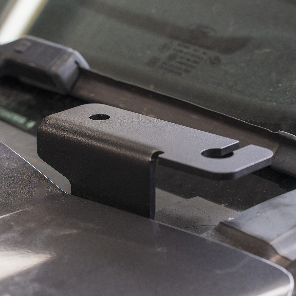 Dual Aerial / Ditch Light Bracket - Ford Ranger PX Series / Ford Everest UA Series - Left-Hand Side Bonnet Hinge Bracket - Image 3
