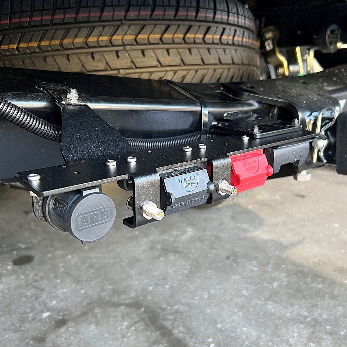 Multi Trailer 4 Plug Bracket - Toyota Hilux N90 Series - OE Towbar - Image 2